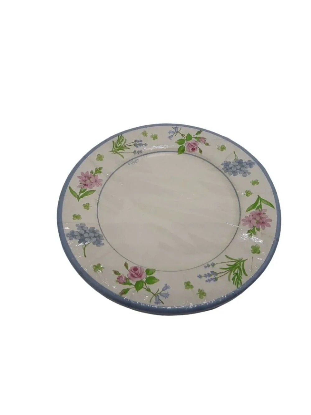 Caspari Paper Plates Luncheon 8 inch Flower Shower Wedding Floral Dessert